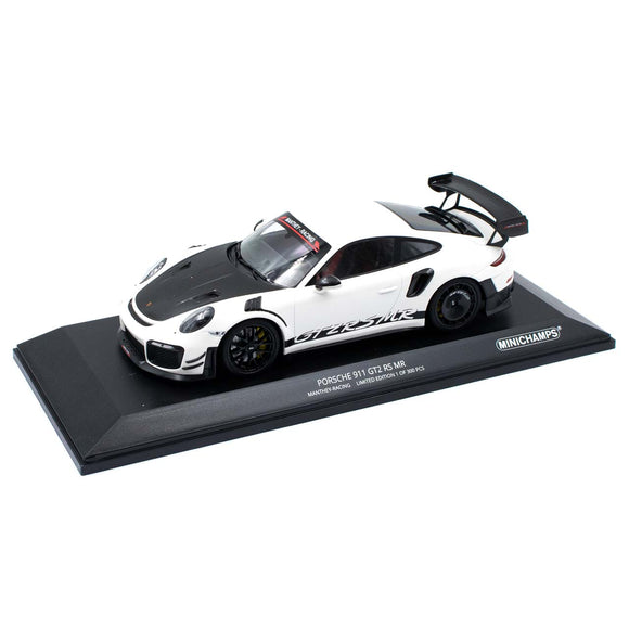 1:18 Porsche 911 GT2 RS MR Manthey Racing -- White w/Black Wheels -- Minichamps