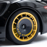 1:18 Porsche 911 GT3 RS MR Manthey -- Black w/Gold Wheels -- Minichamps