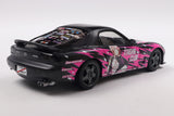1:18 Mazda RX7 (FD3RS) Solido Wroks -- Itasha Club Black/Pink -- Solido