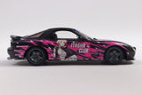 1:18 Mazda RX7 (FD3RS) Solido Wroks -- Itasha Club Black/Pink -- Solido