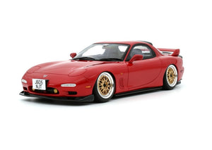 1:18 Mazda RX7 Khyzyl Saleem -- Red w/Gold Wheels -- Ottomobile