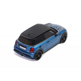 1:18 Mini Cooper S 2021 -- Island Blue + White Stripes -- Ottomobile