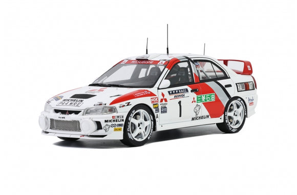 (Pre-Order) 1:18 1999 Catalunya Rally Winner -- Makinen/Harjanne -- Mitsubishi Lancer EVO IV -- Ottomobile