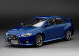 1:18 Mitsubishi Lancer Evo X (10) 2007 -- Blue Metallic -- Sunstar