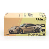 1:64 Porsche 991 (992) Stinger GTR -- Gold -- Pop Race