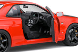 1:18 Nissan Skyline R34 GTR -- Active Red w/Black Bonnet -- Solido Modified