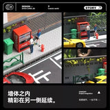 1:64 Diorama – Street Side Road Miniature Scene -- SCJ 82005