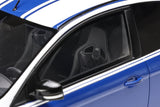 1:18 2010 Ford Focus RS MK2 LeMans Tribute -- Blue/White -- Ottomobile