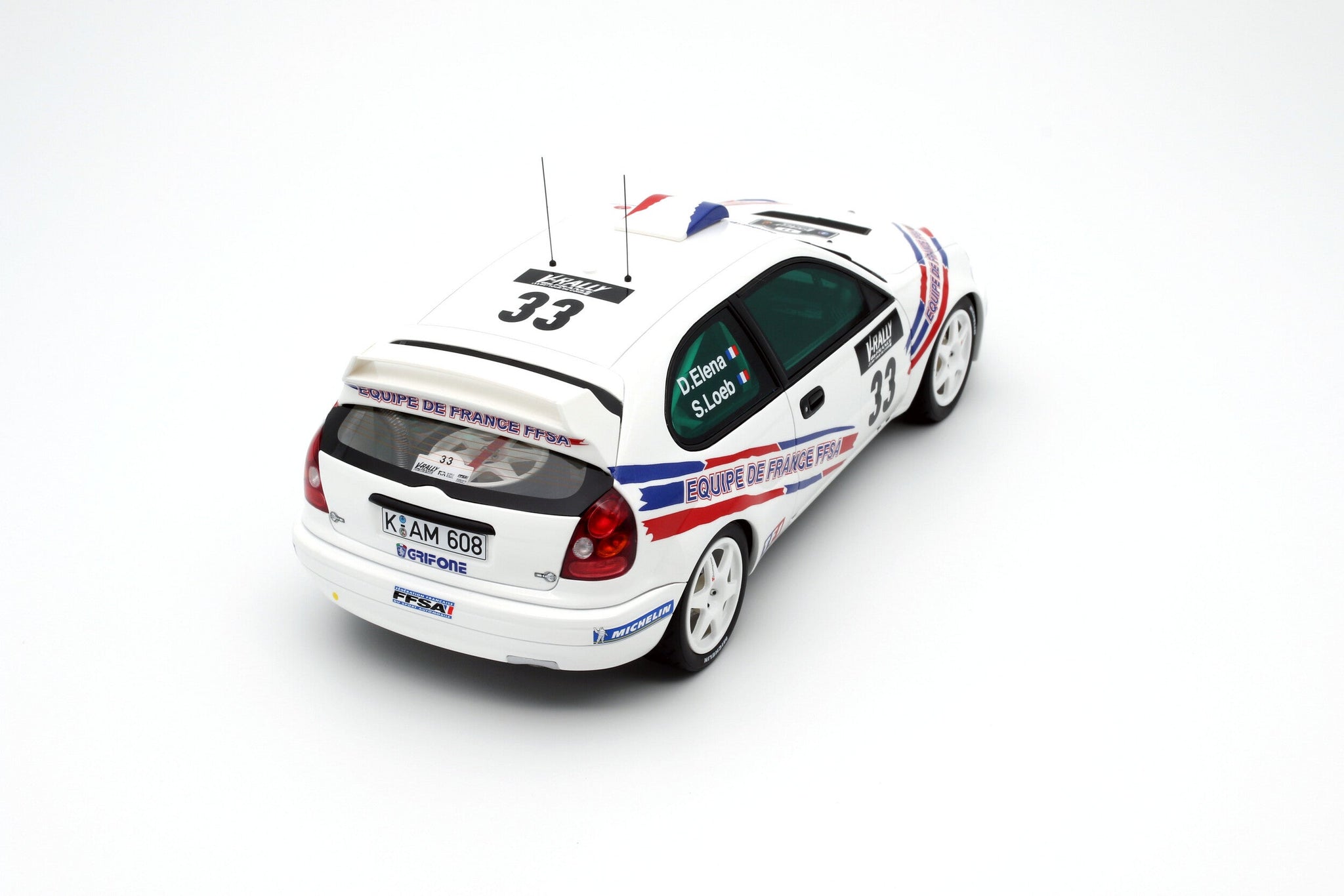 🏁 Miniature Autoart Toyota Corolla WRC – Rallye Grande-Bretagne #06 – Échelle 1/18
