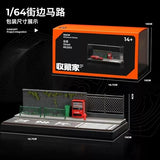 1:64 Diorama – Street Side Road Miniature Scene -- SCJ 82005