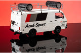 (Pre-Order) 1:18 VW LT35 w/Audi Quattro A2 on Car Trailer -- Audi Sport -- Ottomobile