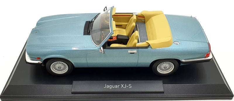 1:18 Jaguar XJ-S 5.3 H.E. Cabriolet -- Light Blue -- NOREV 1:18 Jaguar XJ-S 5.3 H.E. Cabriolet -- Light Blue -- NOREV
