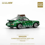 1:64 Porsche 911 (964) "Singer" -- Christmas Edition in Green -- Pop Race