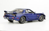 1:18 Mazda RX7 Spirit R w/13B Engine Display -- Metallic Blue -- Polar Master