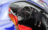 1:18 Mazda RX7 Spirit R w/13B Engine Display -- Metallic Blue -- Polar Master
