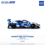 1:64 Honda NSX GT3 EVO 2022 -- #202 KCMG Racing Blue/White -- Pop Race