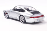 1:18 Porsche 911 (993) Carrera 4S 1996 -- Polar Silver -- Solido