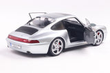 1:18 Porsche 911 (993) Carrera 4S 1996 -- Polar Silver -- Solido
