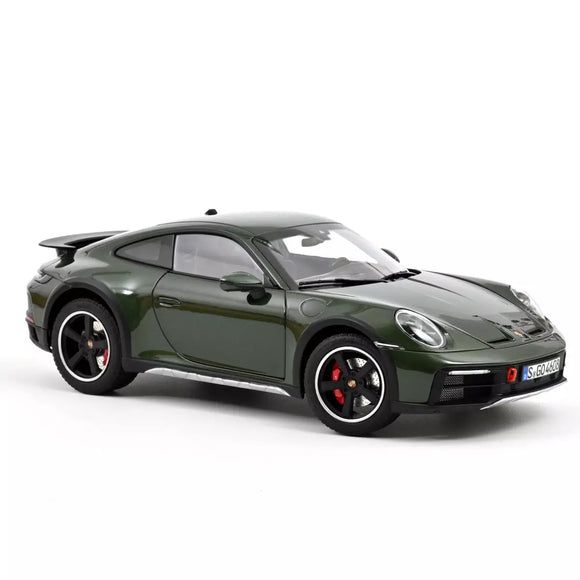 1:18 Porsche 911 (992) Dakar Coupe 2023 -- Green Metallic -- Norev