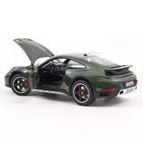 1:18 Porsche 911 (992) Dakar Coupe 2023 -- Green Metallic -- Norev