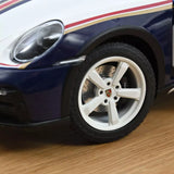 1:18 Porsche 911 (992) Rally Dakar Roughroads Coupe -- White/Blue -- Norev