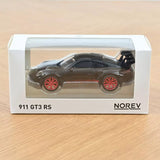 1:43 Porsche 911 (992) GT3 RS 2022 -- Black w/Red Stripes -- Norev