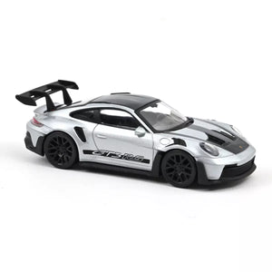 1:43 Porsche 911 (992) GT3 RS 2022 -- Silver w/Black Stripes -- Norev