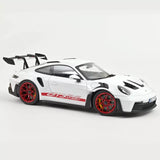 1:12 Porsche 911 (992) GT3 RS Coupe 2022 -- White w/Red Wheels -- Norev