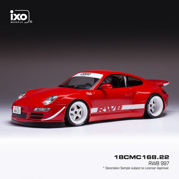 1:18 RWB 997 -- Red -- IXO Models Porsche 911