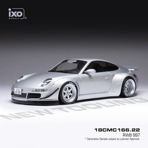 1:18 RWB 997 -- Silver -- IXO Models Porsche 911