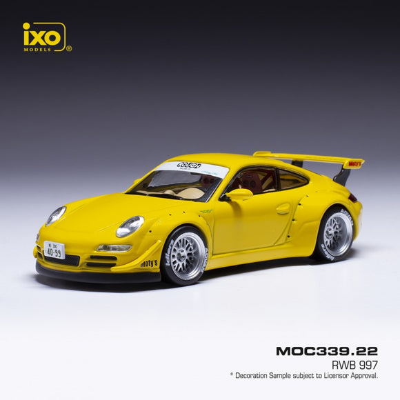 1:43 RWB 997 -- Yellow -- IXO Models Porsche 911