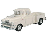 1:24 1957 GMC Blue Chip Pickup -- White -- MotorMax