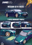 (Pre-Order) 1:64 Nissan GT-R (R35) T-Spec -- Midnight Purple -- INNO64