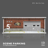 1:64 Diorama – Garage Scene Garage H (Boxed) Miniature Scene -- SCJ 384H