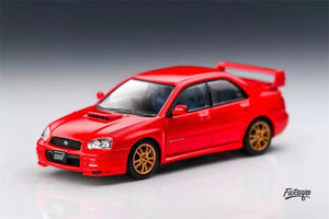 1:64 Subaru Impreza WRX STi GD "Blob Eye" Sedan -- Red -- Furuya