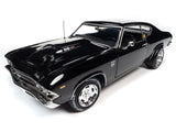1:18 1969 Chevrolet Chevelle Baldwin Motion -- Black -- American Muscle