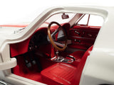1:18 1967 Chevrolet Corvette 427 Coupe -- White w/Red Stripe -- American Muscle