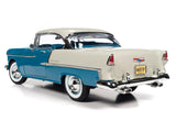 1:18 1955 Chevrolet Bel-Air -- Skyline Blue/India Ivory -- American Muscle