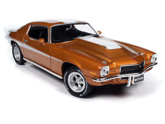 1:18 1973 Chevrolet Camaro Baldwin-Motion -- Light Copper -- American Muscle