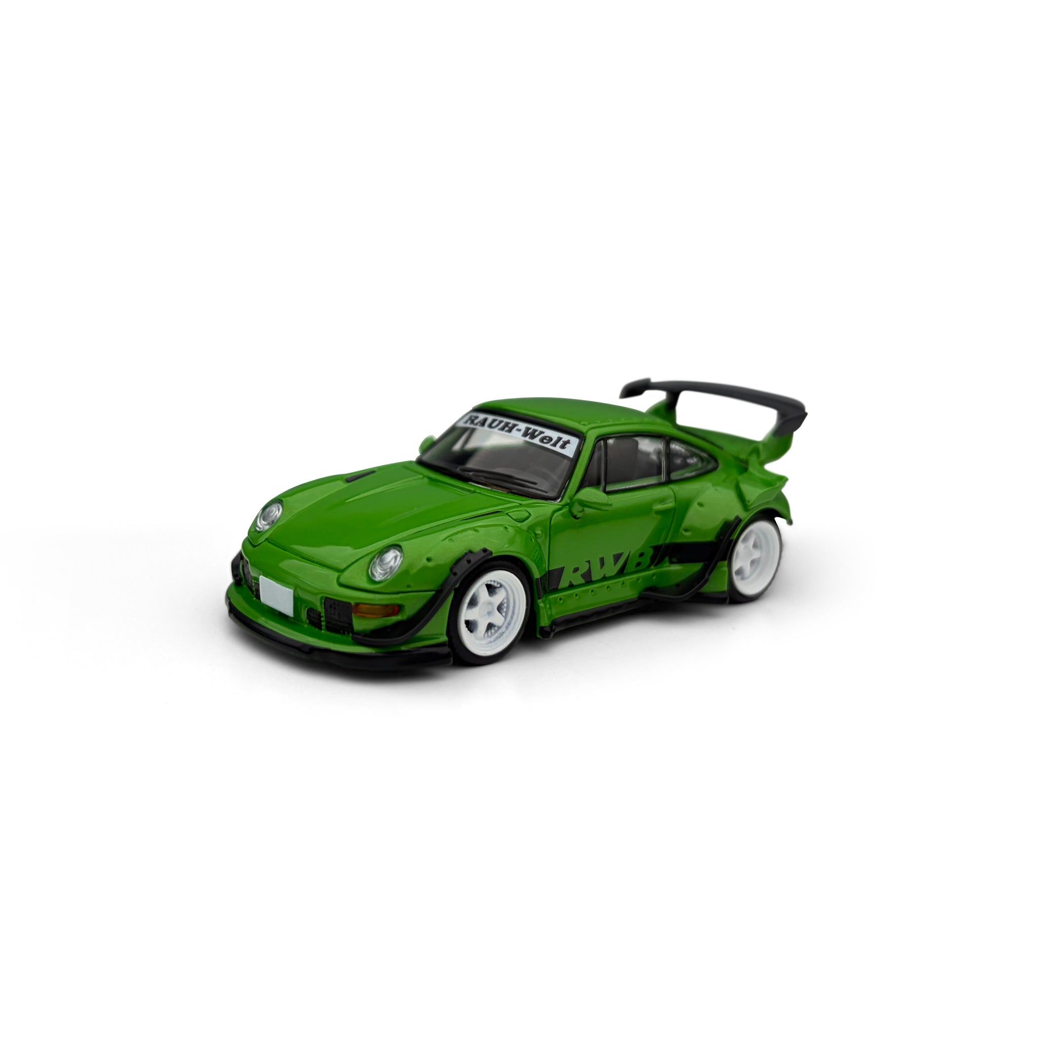 Pre-Order) 1:64 RWB 993 -- Green w/Black Stripes -- Model-Model