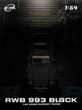 (Pre-Order) 1:64 RWB 993 -- "Gespenst" Black -- Model-Model