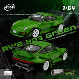 (Pre-Order) 1:64 RWB 993 -- Green w/Black Stripes -- Model-Model