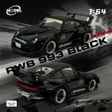 (Pre-Order) 1:64 RWB 993 -- "Gespenst" Black -- Model-Model