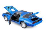 1:18 1978 Pontiac Firebird Trans Am -- Blue -- Maisto