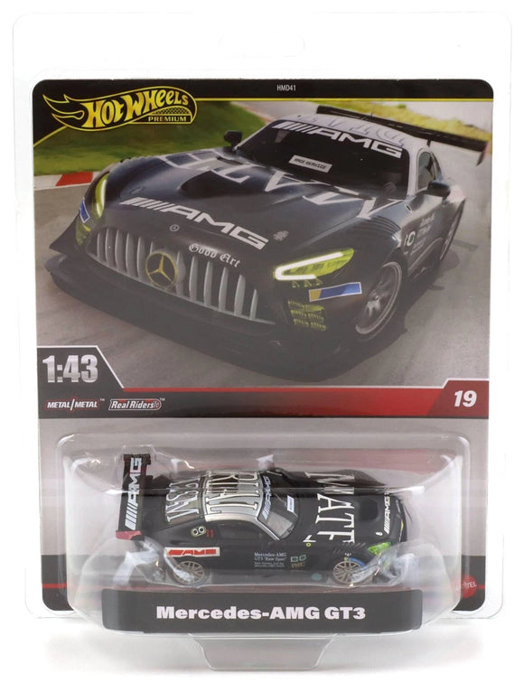 1:43 Mercedes-AMG GT3 Racing -- #00 Black -- Hot Wheels HWT13