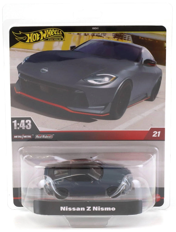 1:43 Nissan Z NISMO -- Grey/Black -- Hot Wheels HWT06