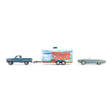 1:64 Thelma & Louise -- 1966 Ford Thunderbird Blue & 1967 F-250 Pickup -- Greenlight
