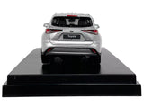 1:64 Toyota Highlander -- Silver -- LCD Models
