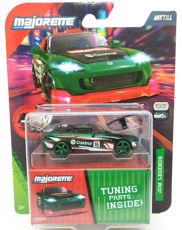 1:64 Honda S2000 -- Castrol Dark Green -- Majorette: JDM Legends Tune Ups