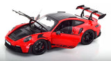 1:18 Porsche 911 (992) GT3 RS Coupe 2022 -- Red w/Black Wheels -- Norev